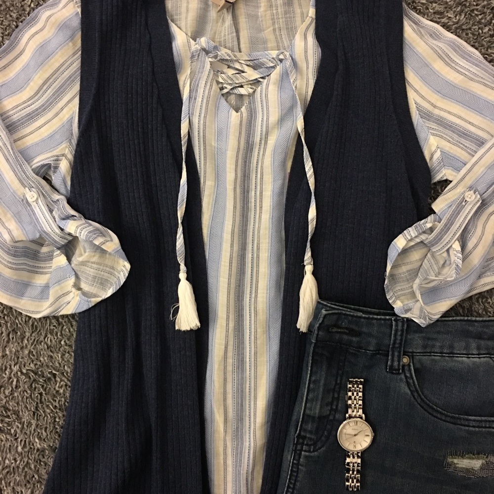 NWT!! Tassel tunic by Como Vintage - Picture 1 of 8